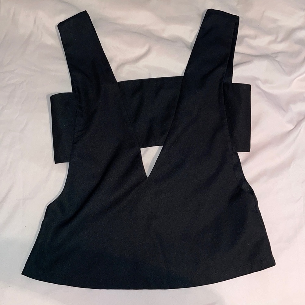 Black tank top
